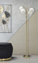 Glamy Stehlampe mit 4 Lichtern – Bild 6