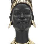 Masai Frau Tasse Skulptur